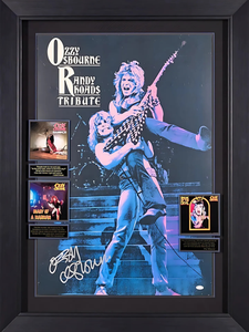Ozzie Osborne Signed Poster