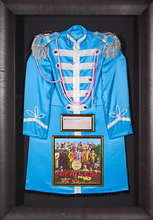 Load image into Gallery viewer, The Beatles Set of Four with Jackets from Sgt Pepper&#39;s Album Cover and Authenticated Signed Check
