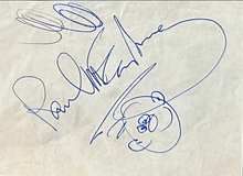 Load image into Gallery viewer, The Beatles with a Paul McCartney JSA Authenticated Signature and a Replica Echo Bass
