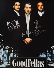 Load image into Gallery viewer, Goodfellas Movie Poster with Four Signatures Authenticated by Beckett and JSA
