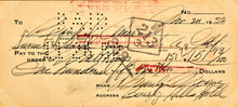 Load image into Gallery viewer, Marilyn Monroe Check Signed Display

