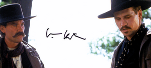 Tombstone with Val Kilmer with JSA Authenticated Signature