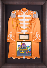 Load image into Gallery viewer, The Beatles Set of Four with Jackets from Sgt Pepper&#39;s Album Cover and Authenticated Signed Check
