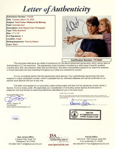 Risky Business with JSA Authenticated Signatures by Tom Cruise and Rebecca DE Mornay