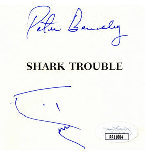 Jaws Movie Poster with Authenticated Signatures from Cast