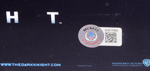 The Dark Knight with Christian Bale's Beckett Authenticated Signature