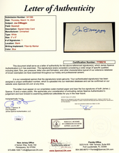 Load image into Gallery viewer, Joe DiMaggio with Marilyn Monroe and a JSA Authenticated Signature of Joe DiMaggio
