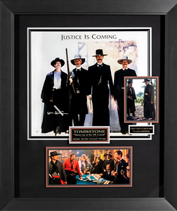 Tombstone "Justice is Coming" JSA Authenticated Signature of the late Val Kilmer