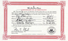 Load image into Gallery viewer, The Hustler with Authenticated Signatures of Paul Newman, Jackie Gleason, George C. Scott and Piper Laurie
