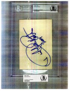 Van Halen Replica Guitar with Authenticated Signed Album Cover with Signatures of the Band Members