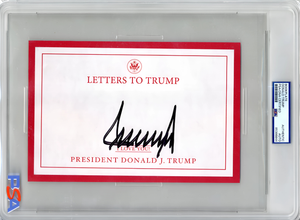 President Trump Behind his desk with JSA/PSA Authenticated Signature