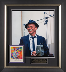 Frank Sinatra - LeRoy Neiman Autographed Painting, JSA Authenticated