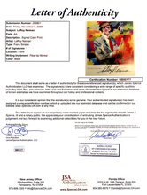 Load image into Gallery viewer, Frank Sinatra - LeRoy Neiman Autographed Painting, JSA Authenticated
