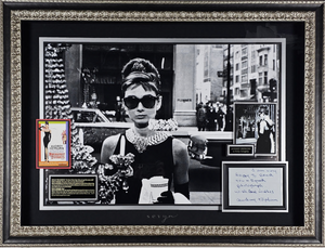 Audrey Hepburn Signed Thank You Letter with 1961 Archival Photograph