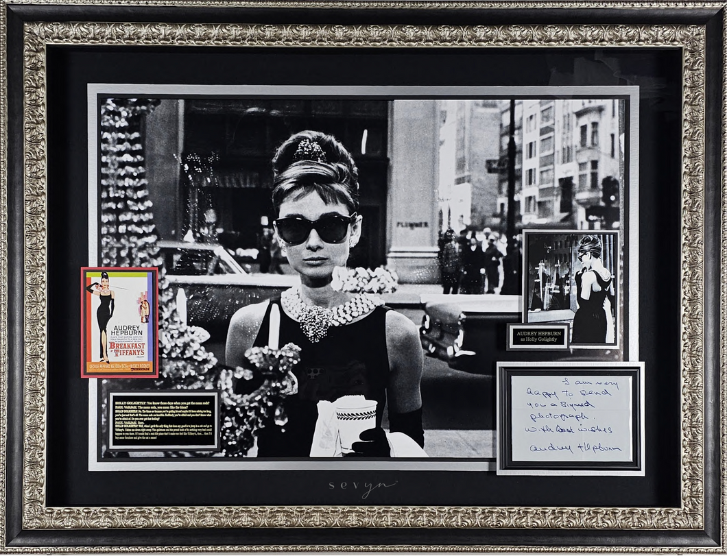 Audrey Hepburn Signed Thank You Letter with 1961 Archival Photograph