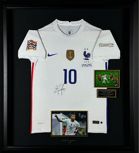 Kylian Mbappé Signed Match-Issued France No.10 Jersey – UEFA Nations League Final