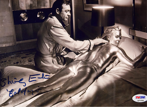 James Bond in Goldfinger with four PSA Authenticated Signatures