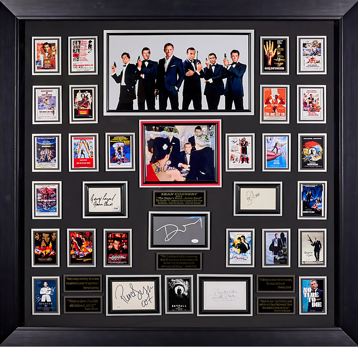 Authenticated Actor James Bond Authenticated signatures from all 6 actors – Sevyn