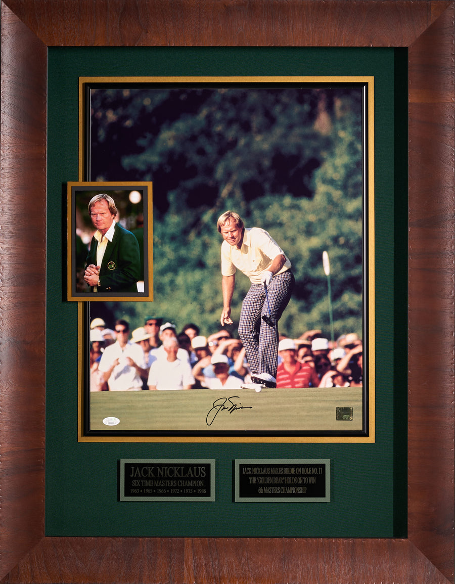 Jack Nicklaus on a JSA authenticated Signed Photo