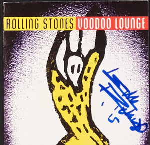 Keith Richards of the Rolling Stones : Authenticated signed CD Cover Voodoo Lounge