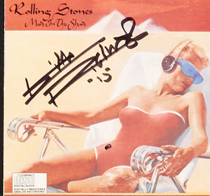 Keith Richards of the Rolling Stones Beckett Authenticated, "Made in the Shade" CD Cover Signature