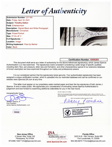 Collage of all the Stars that Portrayed James Bond with their Authenticated Signatures