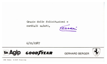 Load image into Gallery viewer, Enzo Ferrari with Signed post card and tile from his office wall. Both Authenticated
