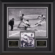 Load image into Gallery viewer, Yogi Berra PSA Authenticated signed Photo showing Yogi Striking out Jackie Robinson

