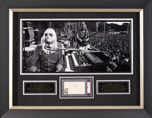 Gregg Allman with PSA Authenticated Encased Signature