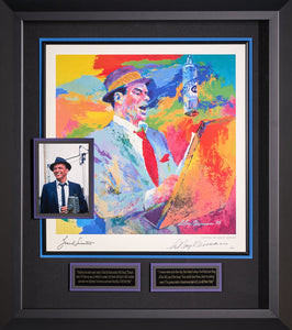 JSA Authenticated LeRoy Nieman Signed Painting of Frank Sinatra with photo