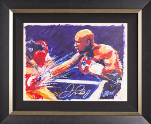 Mayweather Original Painting by Petrucuccio