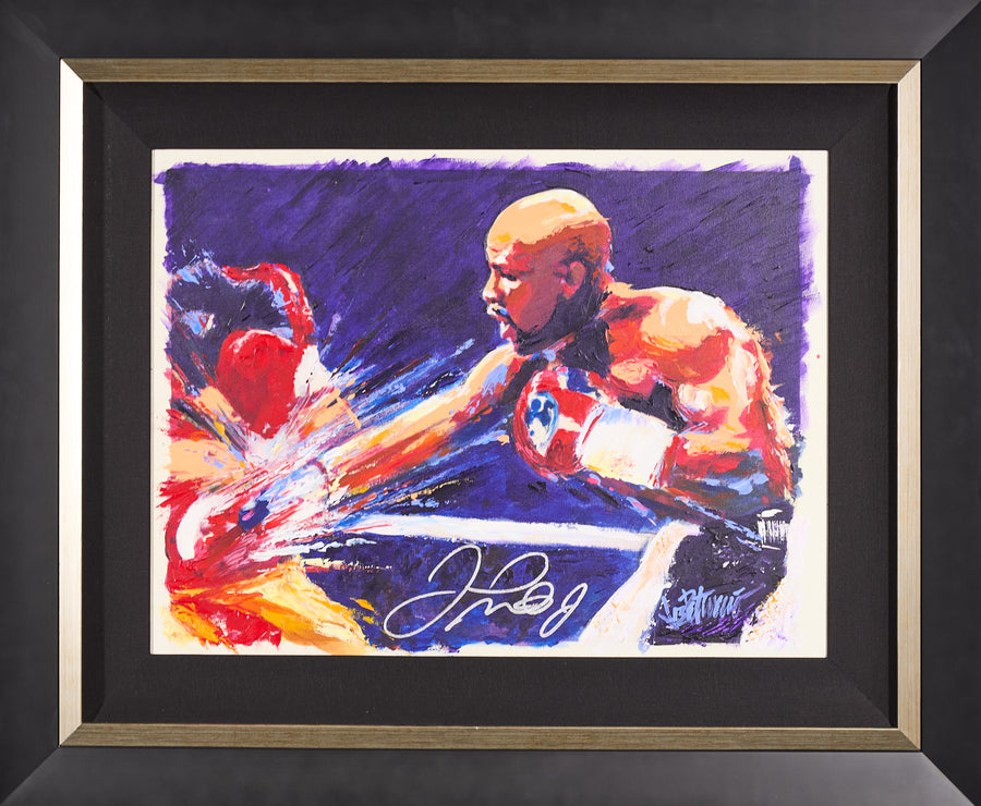 Mayweather Original Painting by Petrucuccio