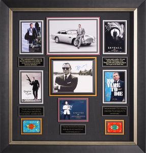 Daniel Craig as James Bond with Beckett Authenticated Signature