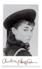 Load image into Gallery viewer, Aubrey Hepburn from Breakfast at Tiffanys with JSA Authenticated Signature
