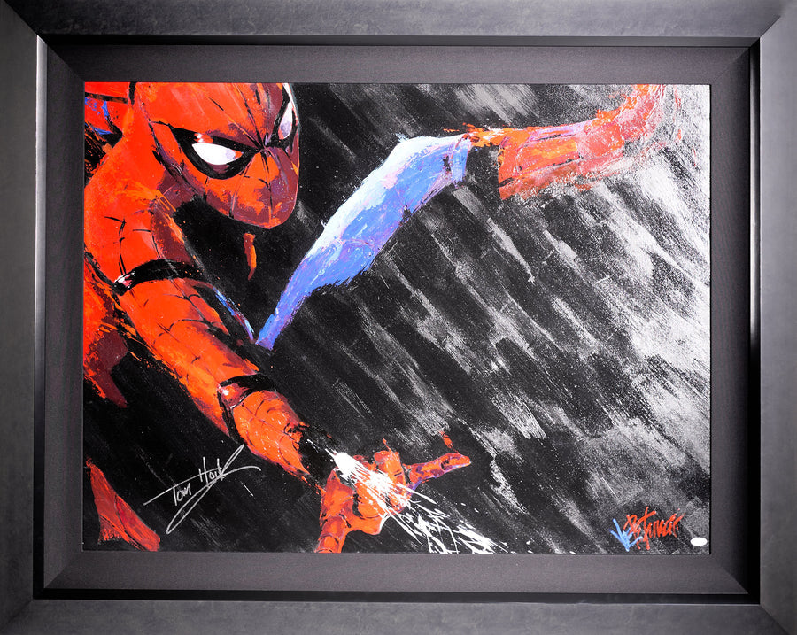 Spiderman - Original Painting JSA Authenticated Signature of artist, Joe Petruccio
