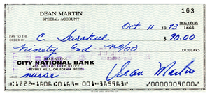 The Rat Pack with Three JSA Authenticated Signatures