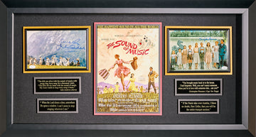 The Sound of Music with JSA Authenticated Signatures of Julie Andrews and Christopher Plummer