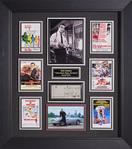 Sean Connery as James Bond with JSA Authenticated Signature