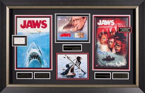 Jaws Movie Poster with Authenticated Signatures from Cast