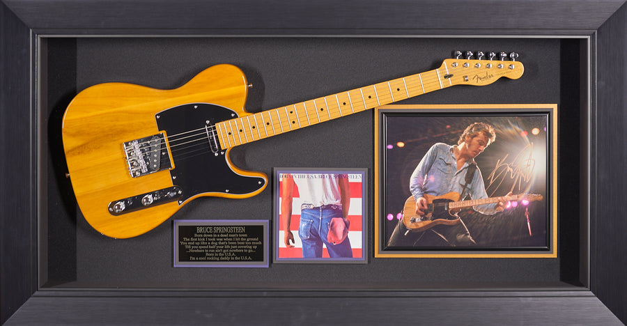 Bruce Springsteen with JSA Authenticated Signature and Guitar