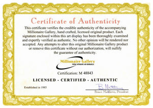The Godfather, Casino and Goodfellas with Three Authenticated Signatures