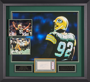 Reggie White in Green Bay with PSA Authenticated Signature