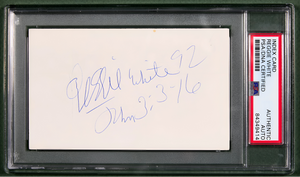 Reggie White in Green Bay with PSA Authenticated Signature