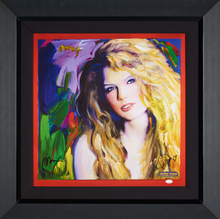 Load image into Gallery viewer, Taylor Swift by Peter Max with both Artists Authenticated Signatures
