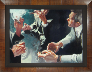 Gabe Leonard "Smoke Screen" Canvas
