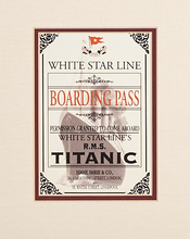 Load image into Gallery viewer, Titanic Survivor Signed &amp; Stock from International Mercantile Marine
