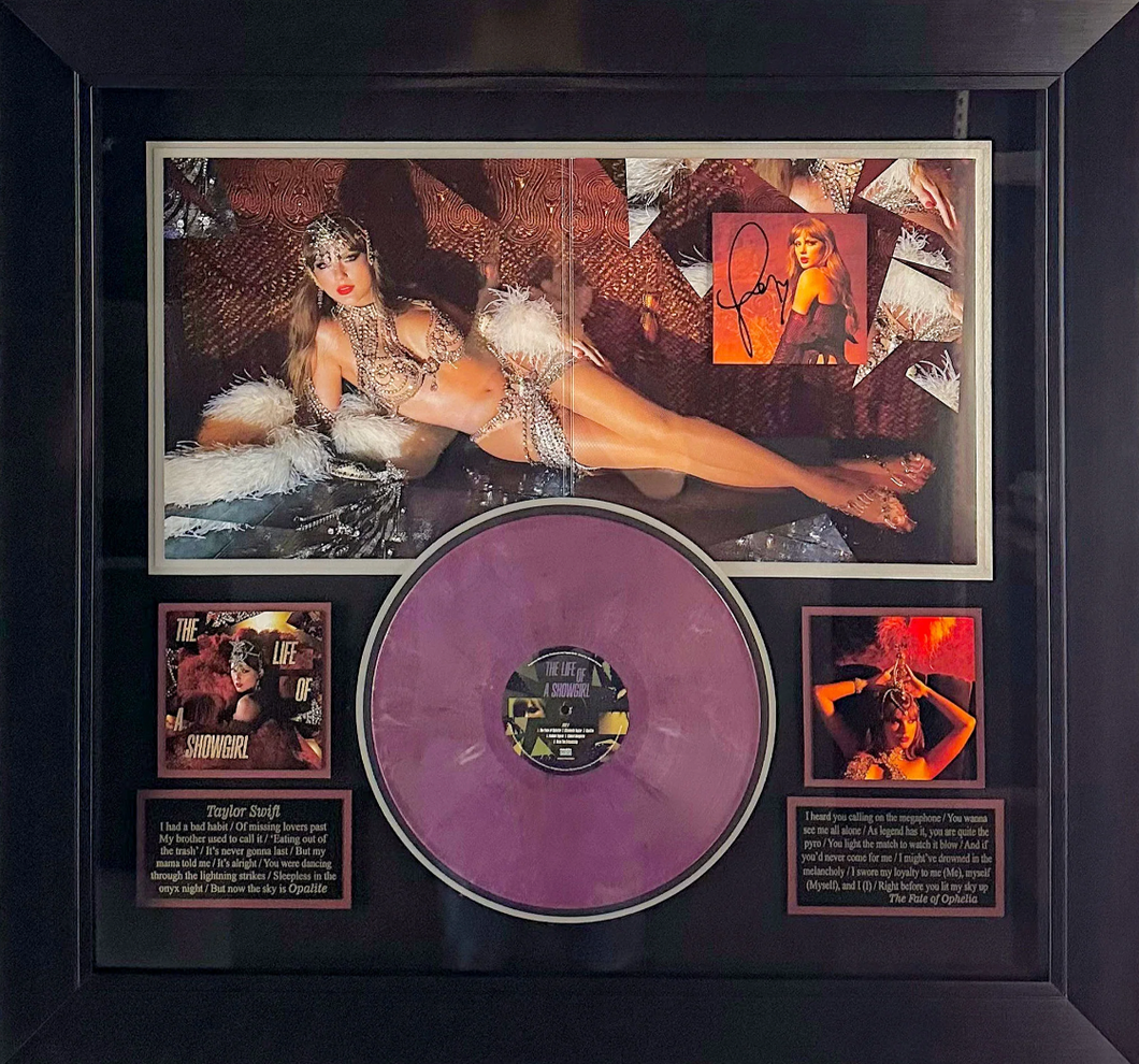 Taylor Swift Showgirl with Exclusive Limited Lilac Marble Vinyl and Signed CD Insert
