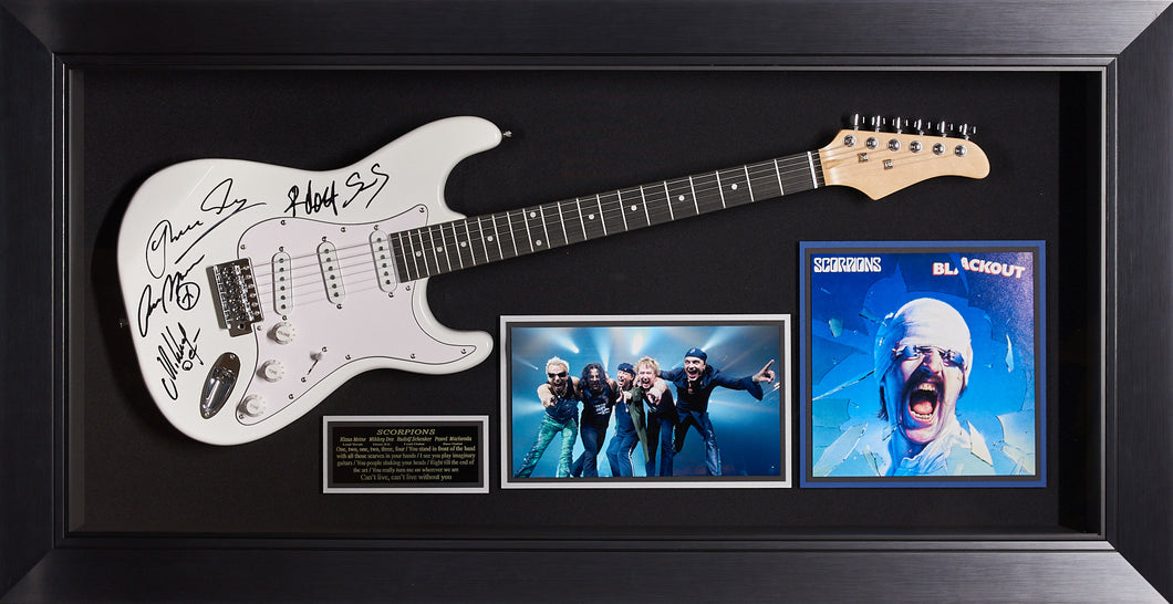 Scorpions Authenticated Signed Guitar