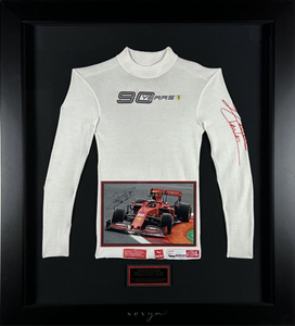 Charles Leclerc – Ferrari 90-Year Edition Race-Worn Shirt