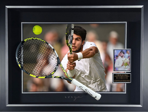 Carlos Alcaraz Signed Wimbledon 2024 Final Set